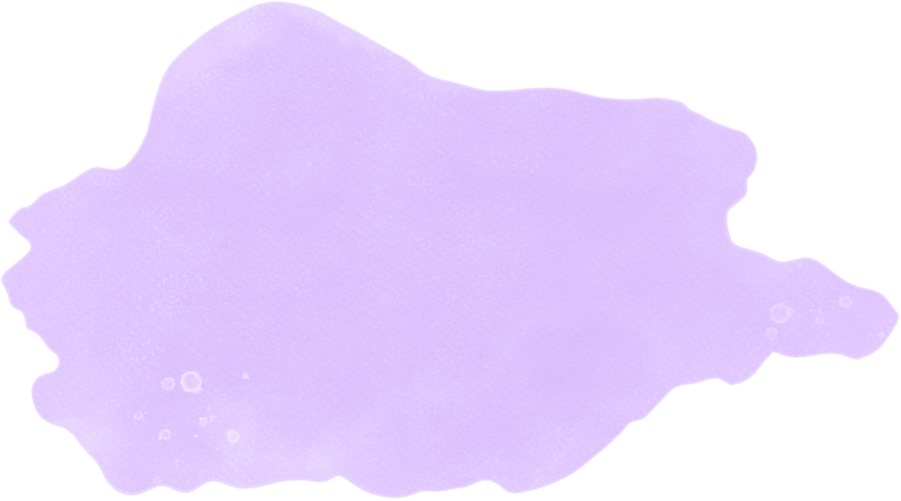 Purple Watercolor Splotch